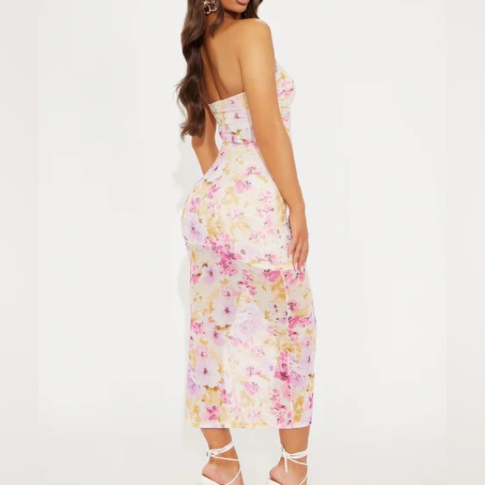 Stormi Mesh Midi Dress NEW 🏷️ - Picture 2 of 3